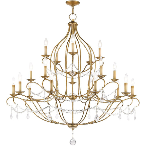 HomeRoots Twelve Light Dimmable Chandelier - Sleek Cylindrical Shades for Modern Elegance & Versatile Lighting 687829
