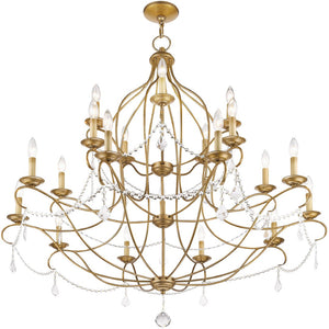HomeRoots Twelve Light Dimmable Chandelier - Sleek Cylindrical Shades for Modern Elegance & Versatile Lighting 687829