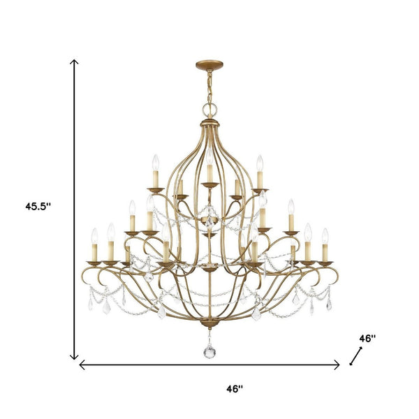 HomeRoots Twelve Light Dimmable Chandelier - Sleek Cylindrical Shades for Modern Elegance & Versatile Lighting 687829
