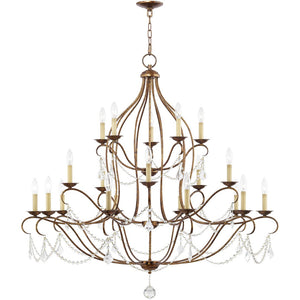 HomeRoots Bronze Multi-Light Dimmable Chandelier with Elegant Cylinder Shades for Stylish Home Illumination 687830