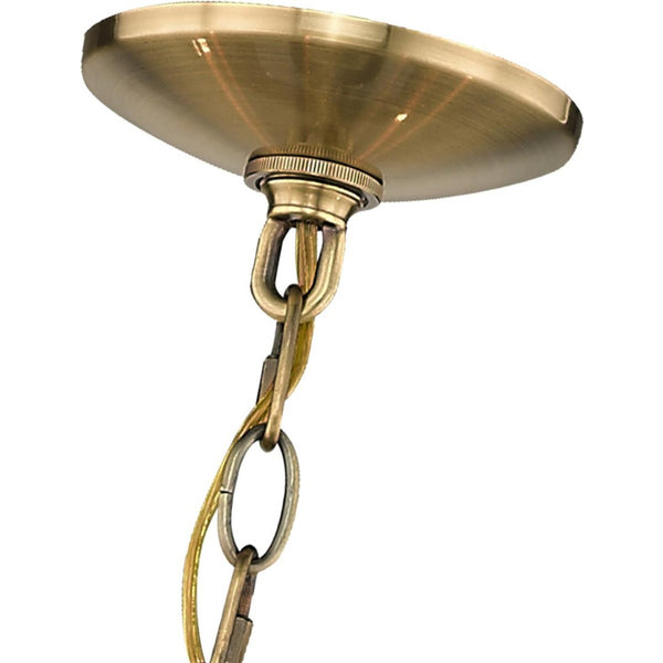 HomeRoots Six Light Dimmable Chandelier - Modern Cylinder Design with Steel Shades for Versatile Lighting Style 687844