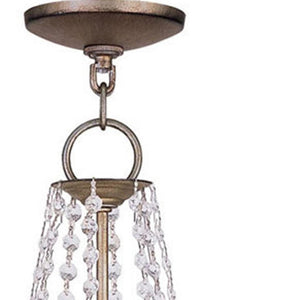 HomeRoots Eight Light Dimmable Chandelier - Modern Cylindrical Steel Shades for Elegant Ambiance & Style 687851
