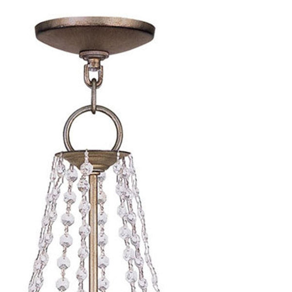 HomeRoots Eight Light Dimmable Chandelier - Modern Cylindrical Steel Shades for Elegant Ambiance & Style 687851