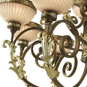 HomeRoots Multi Light Dimmable Chandelier – Modern Cylinder Design with Soft Shades for Versatile Spaces 687858