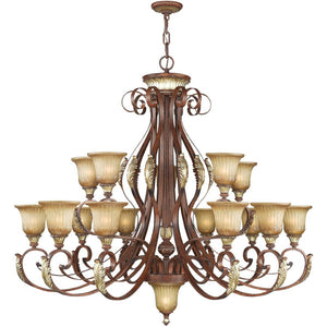 HomeRoots Multi Light Dimmable Chandelier - Elegant Cylindrical Design with Shades for Modern Home Ambiance 687861