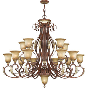 HomeRoots Multi Light Dimmable Chandelier - Elegant Cylindrical Design with Shades for Modern Home Ambiance 687861