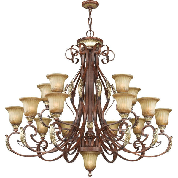 HomeRoots Multi Light Dimmable Chandelier - Elegant Cylindrical Design with Shades for Modern Home Ambiance 687861