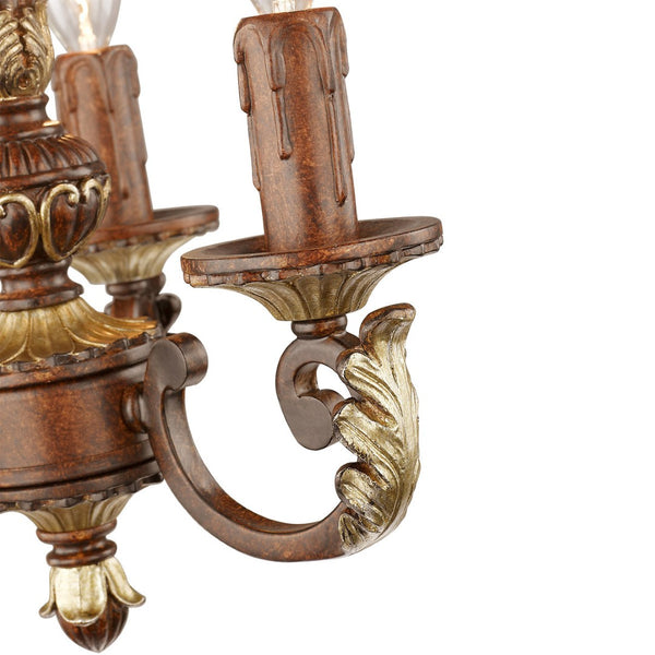 HomeRoots Bronze Elegant Three-Light Dimmable Chandelier with Cylinder Shades for Stylish Home Lighting 687867