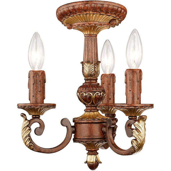 HomeRoots Bronze Elegant Three-Light Dimmable Chandelier with Cylinder Shades for Stylish Home Lighting 687867