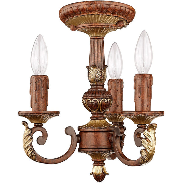 HomeRoots Bronze Elegant Three-Light Dimmable Chandelier with Cylinder Shades for Stylish Home Lighting 687867