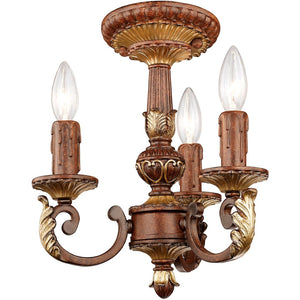 HomeRoots Bronze Elegant Three-Light Dimmable Chandelier with Cylinder Shades for Stylish Home Lighting 687867
