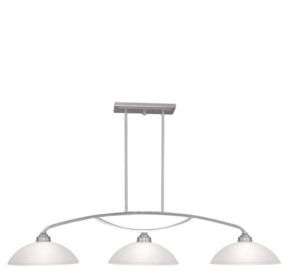 HomeRoots Three Light Dimmable Chandelier - Modern Cylindrical Shades for Stylish Ambiance in Any Room 687880
