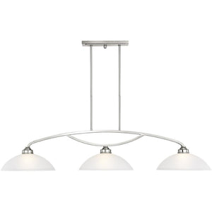 HomeRoots Three Light Dimmable Chandelier - Modern Cylindrical Shades for Stylish Ambiance in Any Room 687880