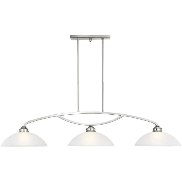 HomeRoots Three Light Dimmable Chandelier - Modern Cylindrical Shades for Stylish Ambiance in Any Room 687880
