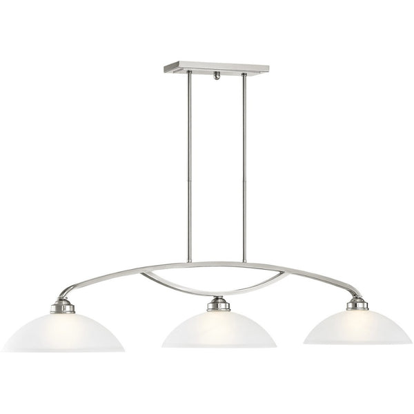 HomeRoots Three Light Dimmable Chandelier - Modern Cylindrical Shades for Stylish Ambiance in Any Room 687880