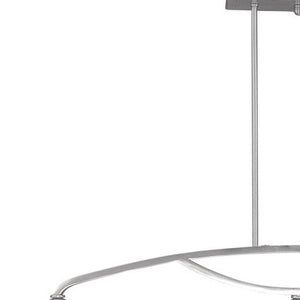 HomeRoots Three Light Dimmable Chandelier - Modern Cylindrical Shades for Stylish Ambiance in Any Room 687880