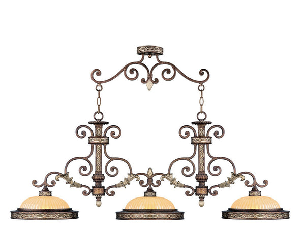 HomeRoots Bronze Three-Light Dimmable Chandelier with Elegant Cylinder Shades for Timeless Home Illumination 687886
