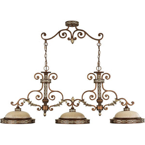 HomeRoots Bronze Three-Light Dimmable Chandelier with Elegant Cylinder Shades for Timeless Home Illumination 687886