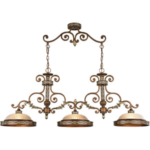 HomeRoots Bronze Three-Light Dimmable Chandelier with Elegant Cylinder Shades for Timeless Home Illumination 687886