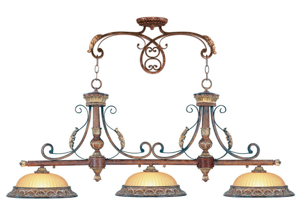HomeRoots Bronze Three-Light Dimmable Chandelier - Elegant Metal Fixture with Cylinder Shades for Stylish Spaces 687888