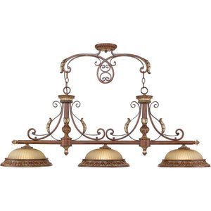 HomeRoots Bronze Three-Light Dimmable Chandelier - Elegant Metal Fixture with Cylinder Shades for Stylish Spaces 687888