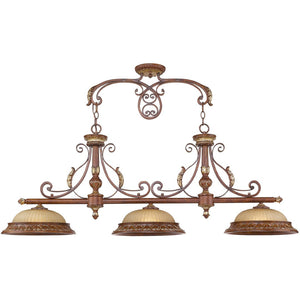 HomeRoots Bronze Three-Light Dimmable Chandelier - Elegant Metal Fixture with Cylinder Shades for Stylish Spaces 687888