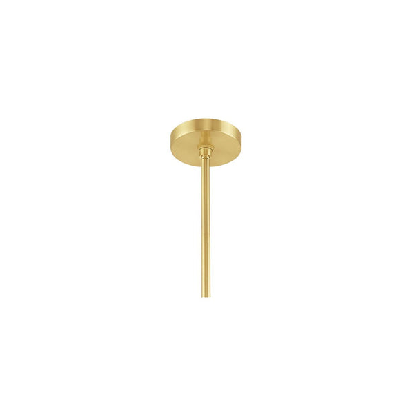 HomeRoots Six Light Dimmable Chandelier - Modern Cylinder Design with Fabric Shades for Warm Ambience & Style 687895