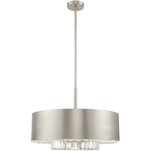 HomeRoots Six Light Dimmable Chandelier - Stylish Modern Fixture with Adjustable Lighting for Any Room 687896