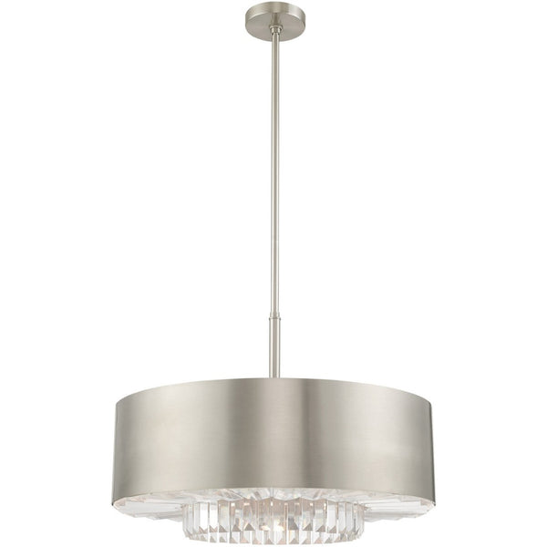 HomeRoots Six Light Dimmable Chandelier - Stylish Modern Fixture with Adjustable Lighting for Any Room 687896