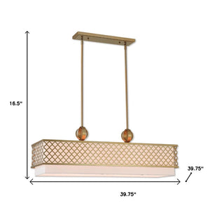 HomeRoots Nine Light Dimmable Chandelier - Modern Cylinder Design with Steel Shades for Elegant Illumination 687909