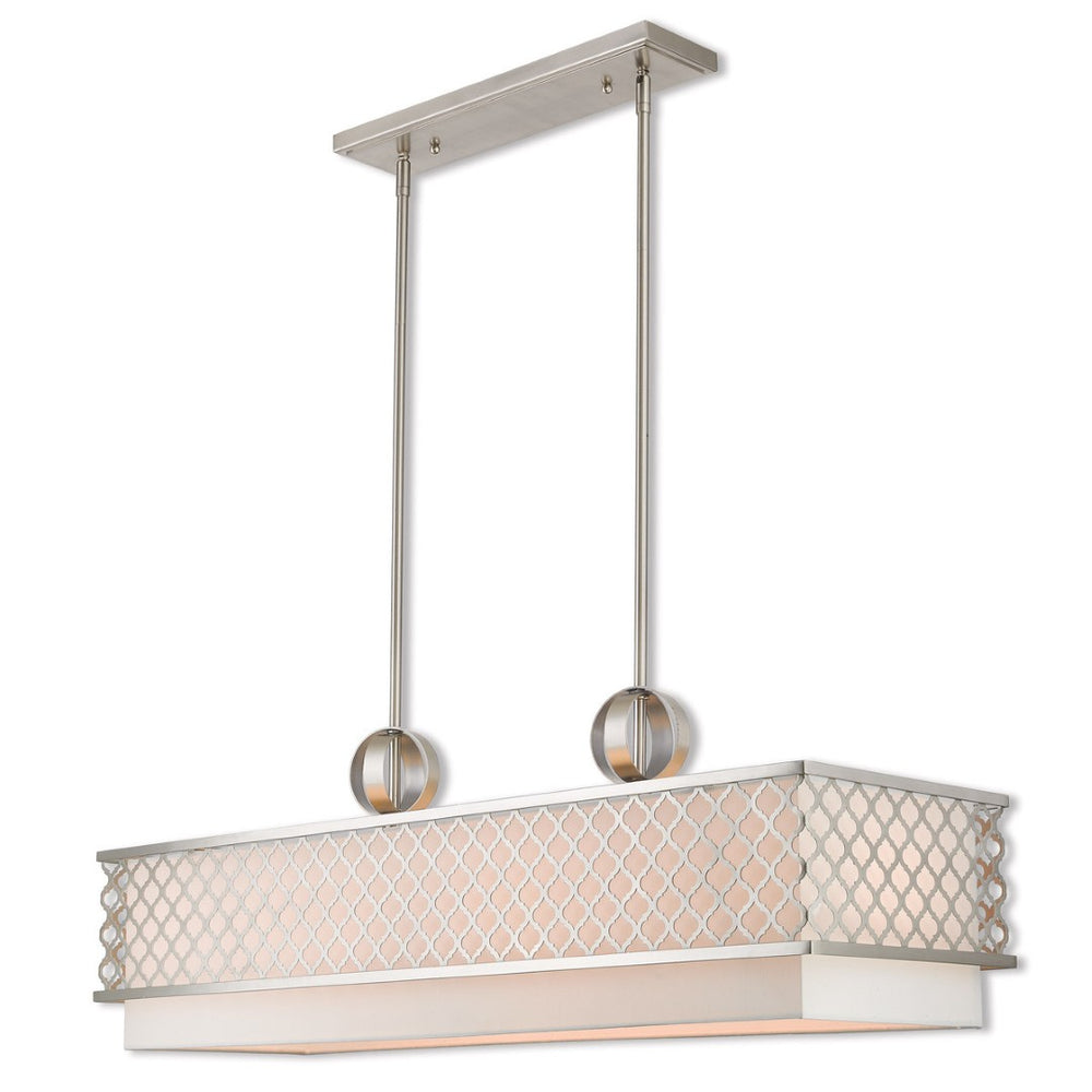 HomeRoots Nine Light Dimmable Chandelier - Modern Cylindrical Design for Versatile, Elegant Home Ambiance 687910