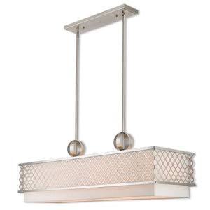 HomeRoots Nine Light Dimmable Chandelier - Modern Cylindrical Design for Versatile, Elegant Home Ambiance 687910