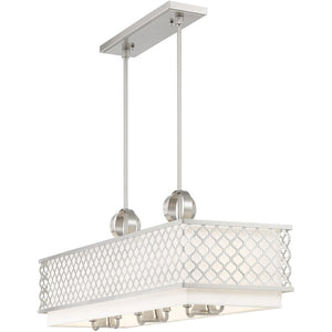 HomeRoots Nine Light Dimmable Chandelier - Modern Cylindrical Design for Versatile, Elegant Home Ambiance 687910