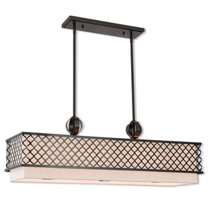 HomeRoots Nine Light Dimmable Chandelier - Modern Cylinder Shades, Durable Steel, Perfect for Any Space 687913