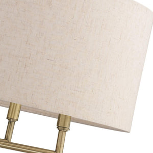 HomeRoots Six Light Dimmable Chandelier - Modern Cylindrical Steel Shades for Stylish Ambiance & Versatility 687917