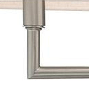 HomeRoots Six Light Dimmable Chandelier - Modern Cylindrical Shades for Versatile Illumination in Any Space 687918
