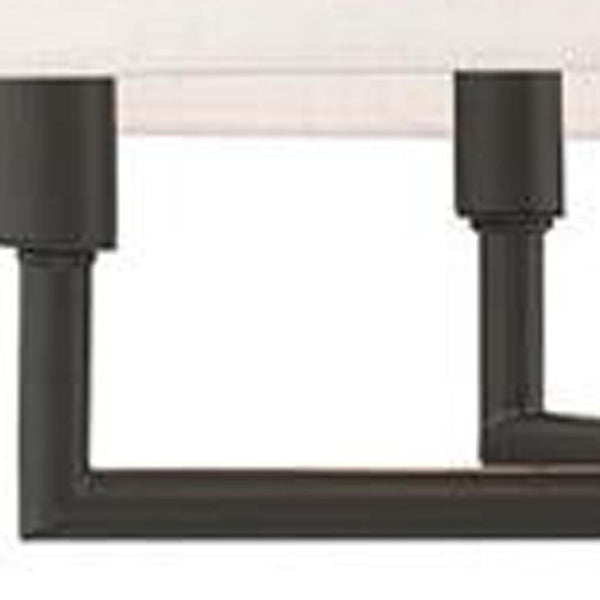 HomeRoots Six Light Dimmable Chandelier – Modern Cylinder Shades for Elegant Ambiance in Any Room 687919