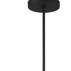 HomeRoots Seven Light Dimmable Chandelier - Modern Steel Fixture with Cylinder Shades for Stylish Ambiance 687920