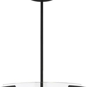 HomeRoots Seven Light Dimmable Chandelier - Modern Cylindrical Shades for Versatile Home Ambiance & Style 687921