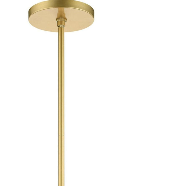 HomeRoots Seven Light Dimmable Chandelier - Modern Cylinder Shades for Stylish Lighting in Any Space 687924