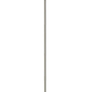 HomeRoots Seven Light Dimmable Chandelier - Sleek Cylindrical Design with Steel Shades for Modern Elegance 687936