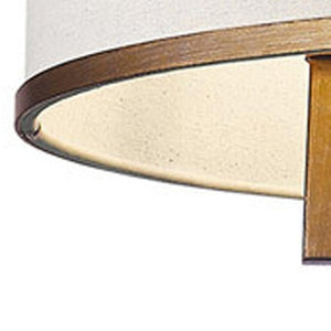 HomeRoots Seven Light Dimmable Chandelier – Modern Cylinder Shades for Versatile Lighting in Any Room 687938