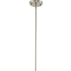 HomeRoots Seven Light Dimmable Chandelier with Sleek Cylinder Shades - Modern Steel Fixture for Any Space 687939