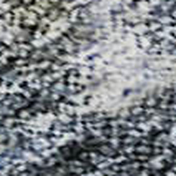 HomeRoots 10' Blue & Gray Abstract Washable Area Rug - Durable, UV-Protected, Stain-Resistant Home Decor Piece 687961