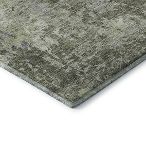 HomeRoots 8' Colorful Abstract Round Rug with UV Protection - Durable, Washable, and Perfect for Any Room! 687970
