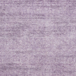 HomeRoots 8' X 10' Abstract Lavender and Ivory Washable Area Rug with UV Protection for Modern Homes 687977