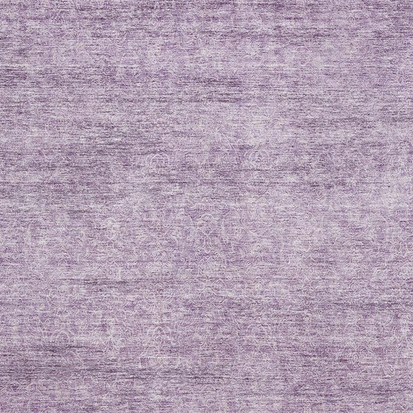 HomeRoots 8' X 10' Abstract Lavender and Ivory Washable Area Rug with UV Protection for Modern Homes 687977
