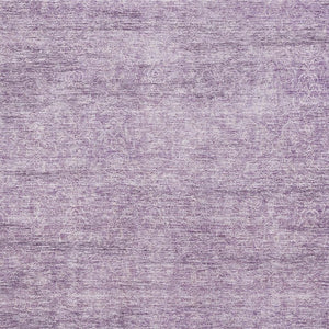 HomeRoots 9' X 12' Contemporary Lavender & Ivory Abstract Area Rug - Washable, UV-Protected, Durable Design 687978