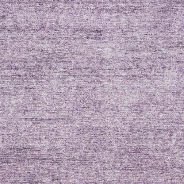 HomeRoots 10' X 14' Lavender And Ivory Abstract Area Rug - Washable, UV-Protected, Perfect for Busy Homes! 687979