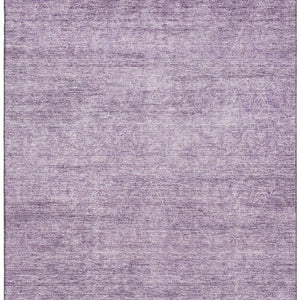 HomeRoots 10' X 14' Lavender And Ivory Abstract Area Rug - Washable, UV-Protected, Perfect for Busy Homes! 687979